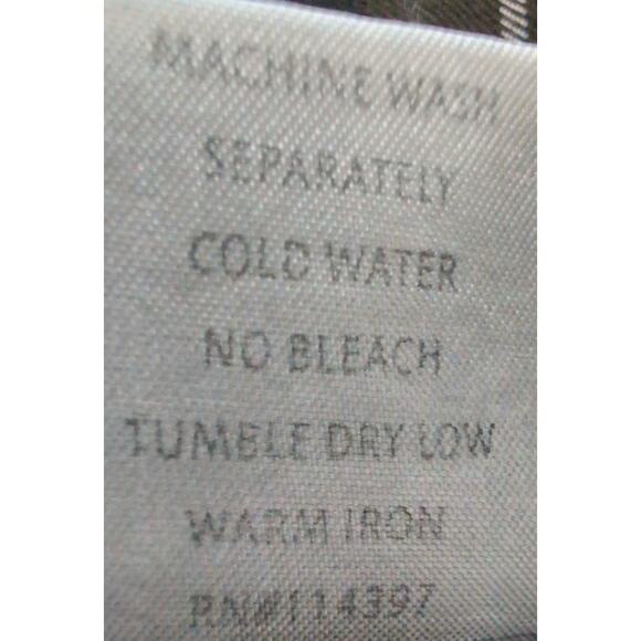 Y2K Relaxed Straight Embroidered Flap Pocket Jeans 36x34 Preppy Grunge High Rise - Picture 6 of 7